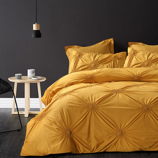 Parrot Poly Cotton Plain Dyed Embellished