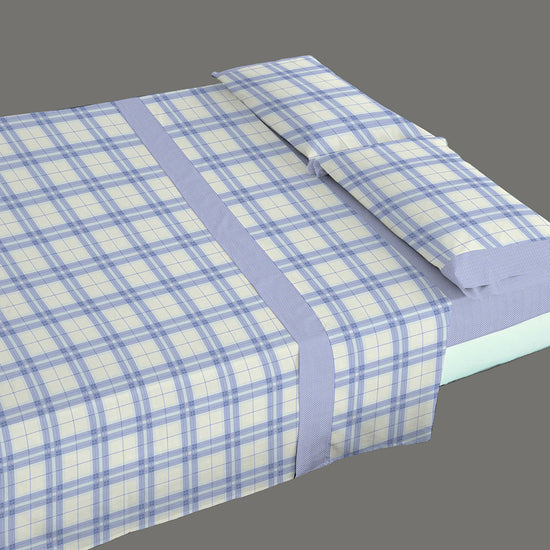 Ambiente Matrimonio Blue Sheet Set