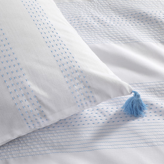 Blue Jay Poly Cotton Embroidery & Tassels