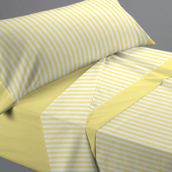 Sheet Set  JUEGO CAMA HILOS TINTADOS