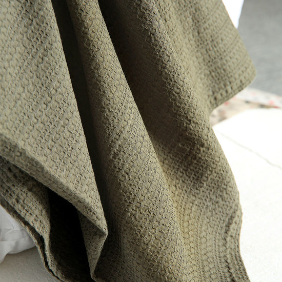 Summer Blanket 100% Cotton Waffle Washed